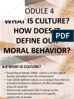 How culture shapes moral behavior