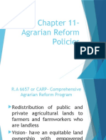 Chapter 11 Agrarian Reform Policies