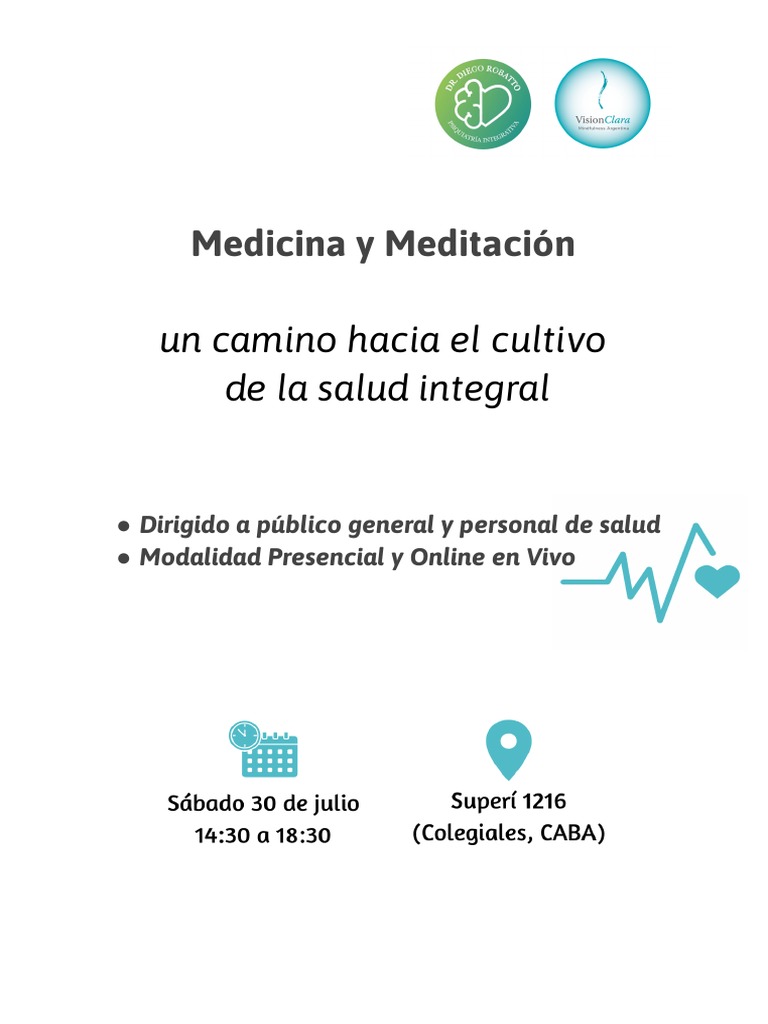Medicina y Meditación - 30 de Julio 2022 | PDF