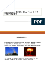 Radiaciones Ionizantes Y No Ionizantes