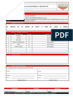 Acta Entrega Recepcion Formato Cyd 2023