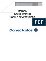 Manual Cursos Internos Módulo Aprendizaje - Conectados