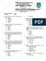 Soal Kug KLS Xi Sem Iii 2022