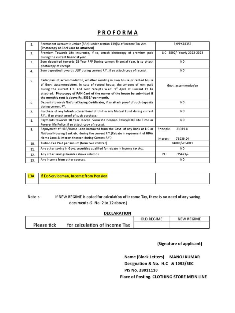 Lic Form | PDF | Insurance | Interest