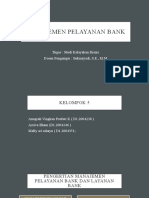 Manajemen Pelayanan Bank