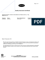 COA Sodium Chloride