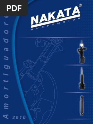 Catálogo de Amortiguadores Nakata | PDF | Transporte privado | Sedanes