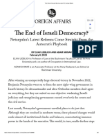 The End of Israeli Democracy - Foreign Affairs