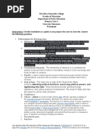 Structure of Trinidad and Tobago Government | PDF | Separation Of ...