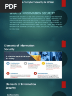 Introduction To Cyber Security & Ethical Hacking