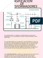 Clasificacion de Transformador.