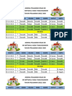 JADWAL PELAJARAN KELAS 2B MI TANJUNGANOM