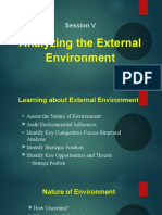 Session 5 - External Analysis