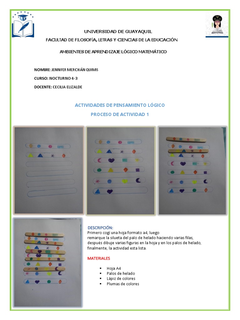Actividades de Pensamiento Lógico | PDF