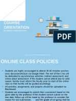 Course Orientation Guidelines