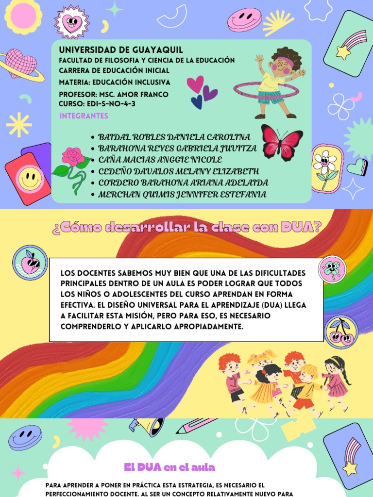 Implementación del DUA en Clases | PDF | Enseñando | Aprendizaje