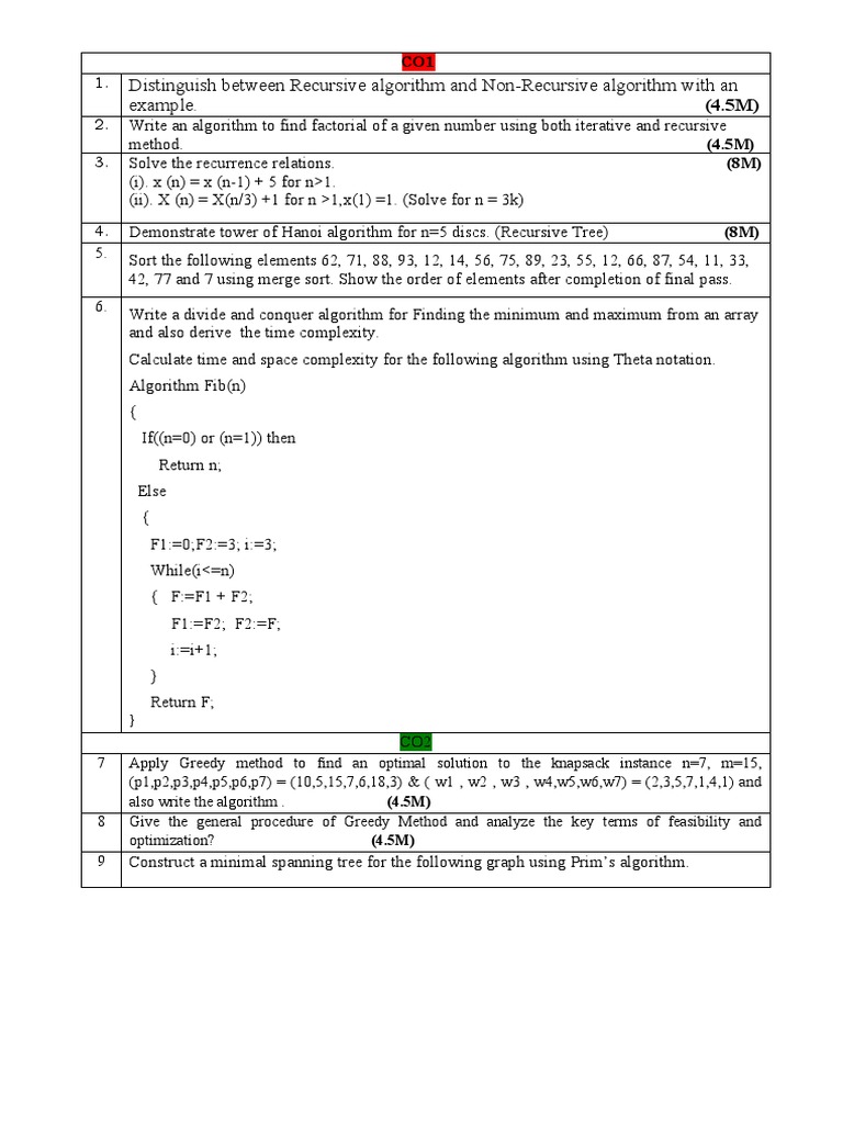 Algorithm Analysis for Students | PDF | Applied Mathematics ...