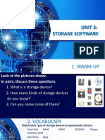 Unit 3 Storage Software