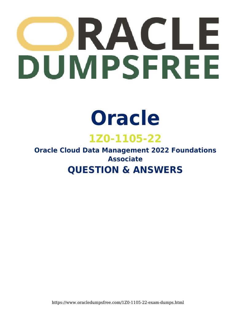 Oracle Cloud Data Management Exam Guide | PDF