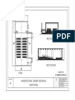 Auditorium Architectural Design Detailing Plan
