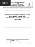 Concrete Slab Cutting Method Statement | PDF | Concrete | Structural ...