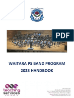 Waitara Band Handbook 2023