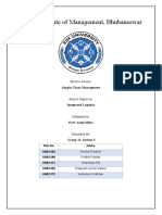 Integrated Logistics Project Report