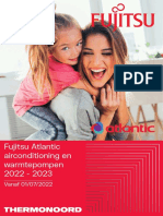 Prijslijst Fujitsu Atlantic Airconditioning en Warmtepompen 2022 2023 010722