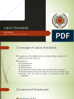 Labor Law Review - Labor Standards PLS