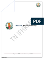 TNTR - IFHRMS - EMPLOYEES - PAYSLIP - USER MANUAL - ENGLISH - VERSION 1.1