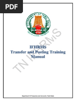 TNTR - IFHRMS - HRMS - Transfer and Posting - User Manual English - Ver 1.1