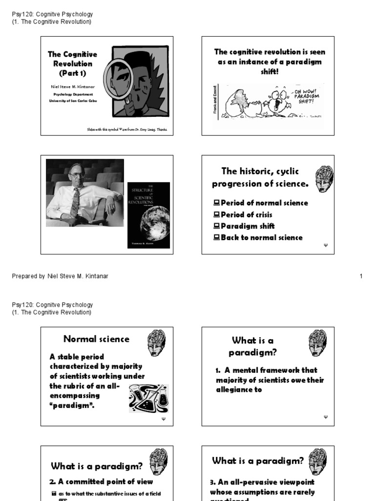 Understanding the Cognitive Revolution | PDF | Psychology | Metaphysics