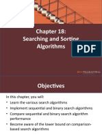 Chapter 18 - Searching and Sorting Algorithms