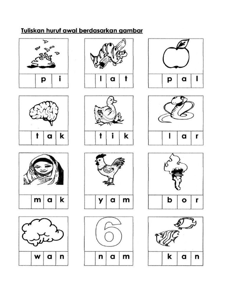 Lembaran Huruf Vokal 3 Pdf