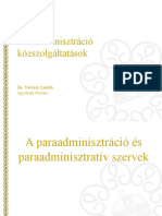 Paraadminisztráció És Közszolgáltatások