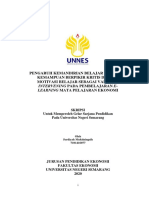 The Effect of Independent Learning on Critical Thinking Skills with Learning Motivation as an Intervening Variable in E-Learning Learning Economics Subjects