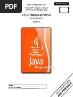 JAVA 4th QTR SLHT1