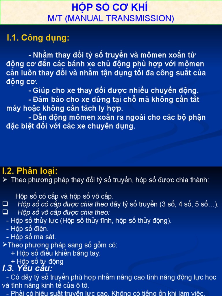 Manual Transmission PDF