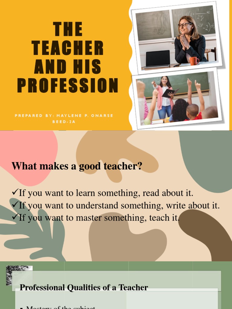 Qualities of an Effective Teacher | PDF | Teachers | Learning