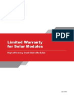 Limited Warranty for Solar Modules