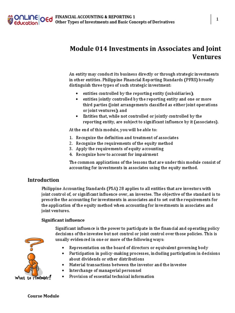 Week 06 - 02 - Module 14 - Investments in Associates and Joint Ventures ...