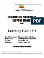 Information Technology Support Service: Learning Guide # 2