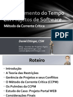 Gerenciamento Do Tempo em Projetos de Software Utilizando o Método Da Corrente Crítica