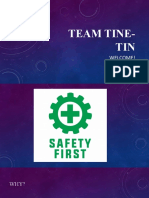 Team Tine's CX Safety and Courtesy Goals