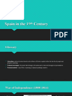 Spain in The 19th Century - War of Independence