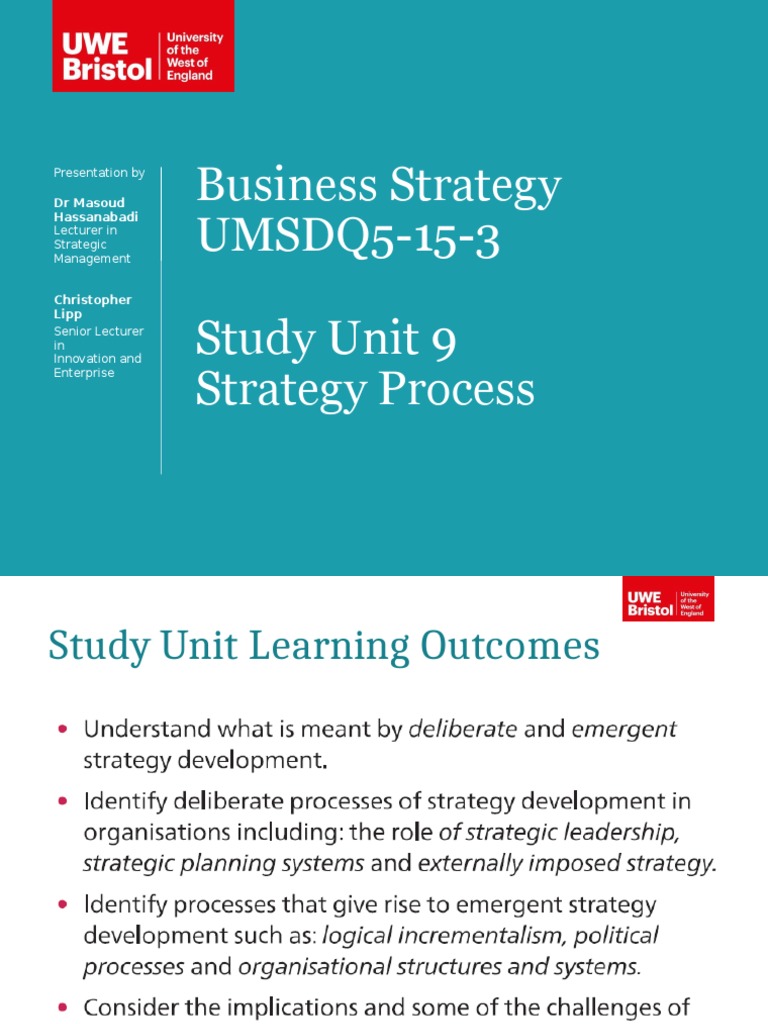 Unit 9 strategy process main lecture 1 tagged pdf change