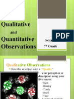 Making Observations - Lecture
