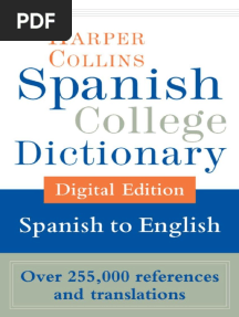 HarperCollins Spanish-English College Dictionary
