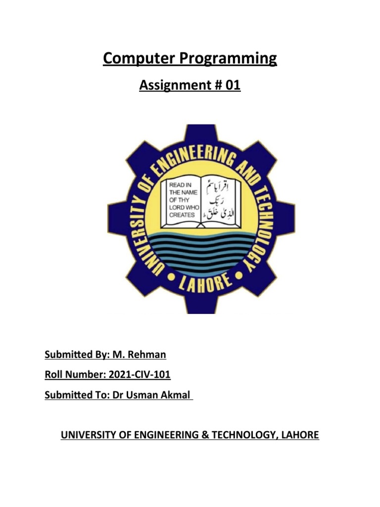 Computer programming pdf
