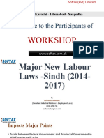 1 Major New Labour Laws For Sindh (2014-2017)